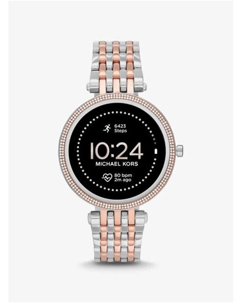 michael kors pavé smartwatch|Gen 5E Darci Pavé Two.